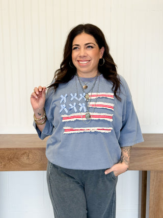 Stars & Softness Terry Flag Pullover