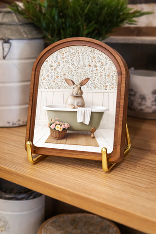 Arch Sign Stand, Gold