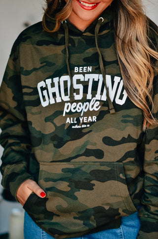 *PRE ORDER* Been Ghosting People All Year Camo Hoodie