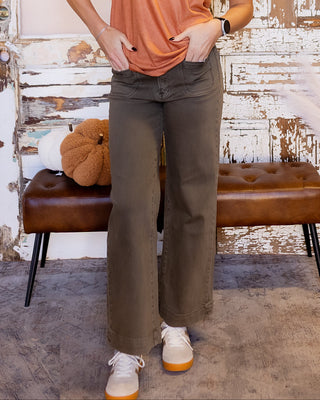 MICA Women's Nandor Autumn Market Wide-Leg Pants