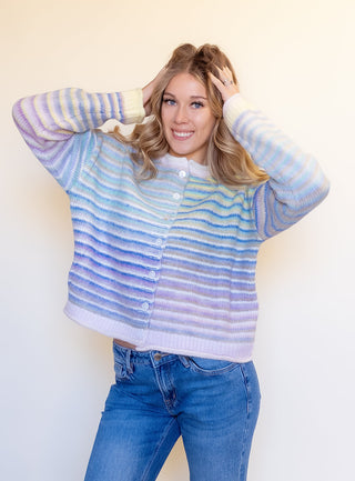 TWENTIFOURTH Women's Key Lime Cutie Knit Cardigan