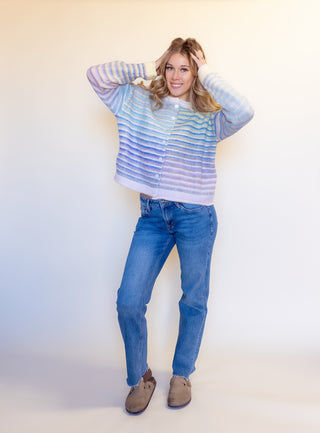 TWENTIFOURTH Women's Key Lime Cutie Knit Cardigan