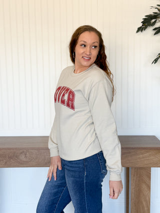 Lover Graphic Sweatshirt Pullover