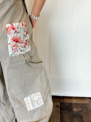 The Meadow Patch Jogger Overalls