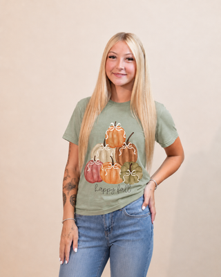 Women's Bowtiful Pumpkin Graphic Tee