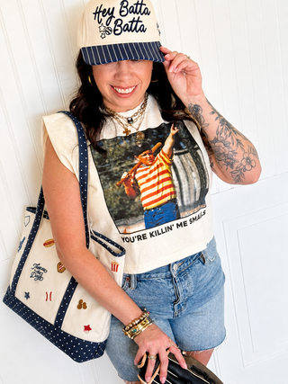Poppy + Pine Ballpark Large Tote