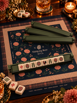 MAHJONG ROW AND CO. Matcha Green Rack & Pusher Set