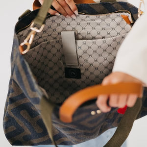 Pretty Simple Chelsie Canvas Printed Tote, Leopard