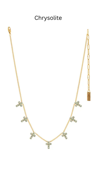 TOVA Multi Cross Necklace