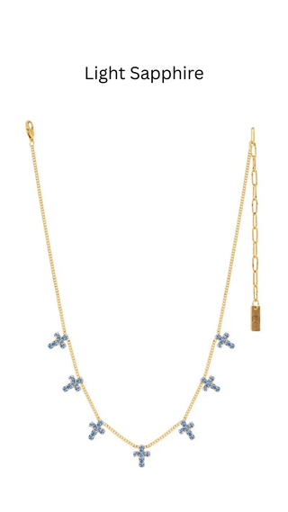 TOVA Multi Cross Necklace