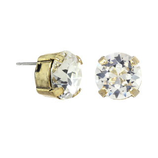TOVA Trentley Studs, Antique Gold