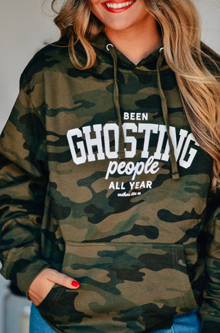 *PRE ORDER* Been Ghosting People All Year Camo Hoodie