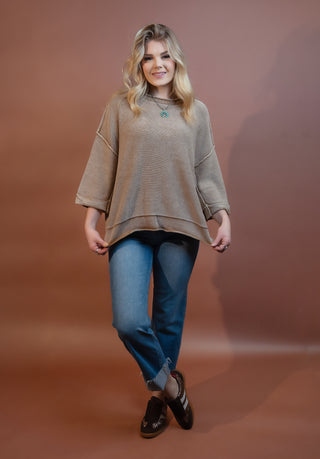 BLUE PEPPER Women's Cocoa Creek Short Sleeve Sweatshirt