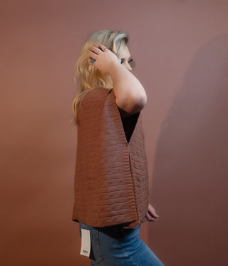 ALLIE ROSE Women's Hickory Cable Knit Poncho