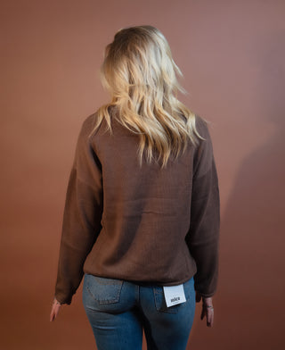 BLUE PEPPER Women's Paws & Cocoa Knit Pullover