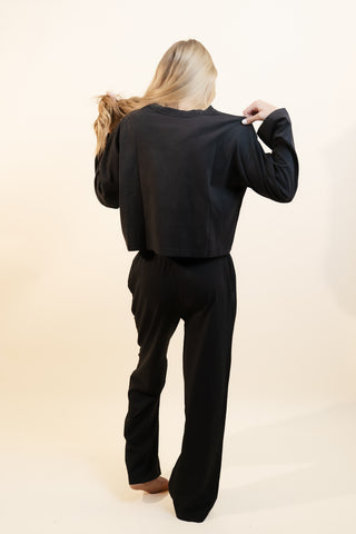 THE BLANK LAB Women's Weathered Cotton Long Sleeve