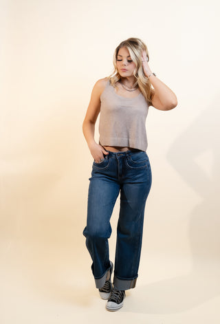 COZY CO Women's Toasted Mocha Layering Tank