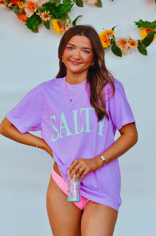 Salty Purple Tee