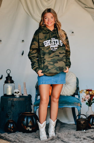 *PRE ORDER* Been Ghosting People All Year Camo Hoodie