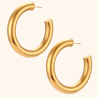 PRESSIE Echo Hoops, Medium