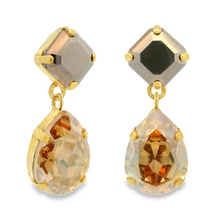 TOVA Estelle Earrings, Golden Shadow