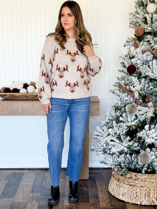 High Rise Wide Leg Tummy Tuck Denim Jeans