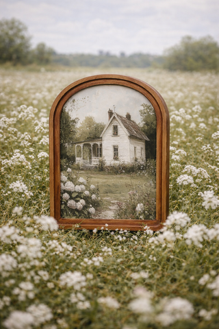 *PRE ORDER* Spring Farmhouse Arch Framed Art 6" x 8"