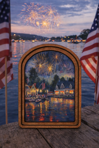 *PRE ORDER* 4th of July Arch Framed Art 6x8"