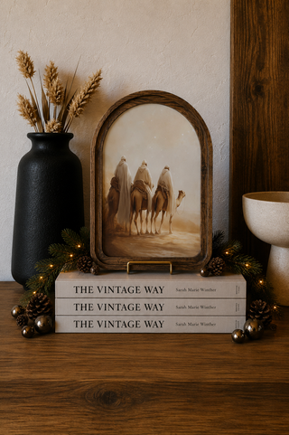 Wise Men Arch Framed Art 6x8”