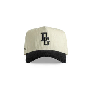 Dad Gang Hat, Cream/Black DG CorDADroy