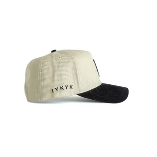 Dad Gang Hat, Cream/Black DG CorDADroy