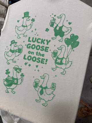 Lucky Goose on the Loose Graphic Tee