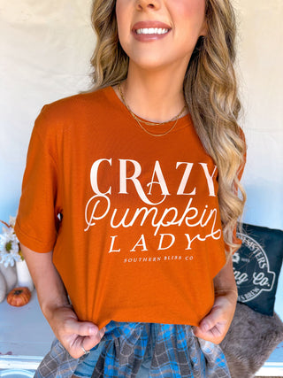 *PRE ORDER* Crazy Pumpkin Lady Tee