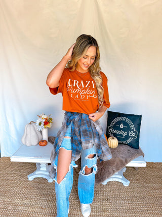 *PRE ORDER* Crazy Pumpkin Lady Tee
