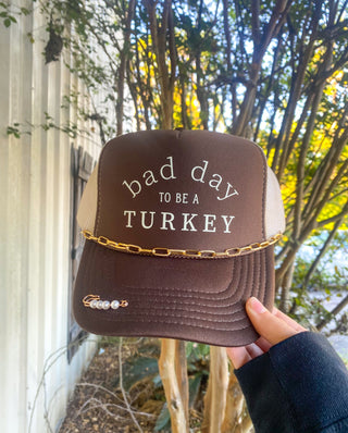 *PRE ORDER* Bad Day To Be A Turkey Brown Front & Tan Back Trucker