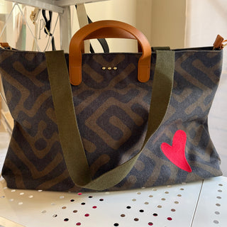 Chelsie Canvas Printed Tote