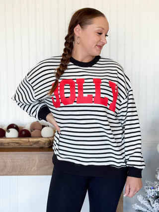 Jolly Striped Cloud Knit Top