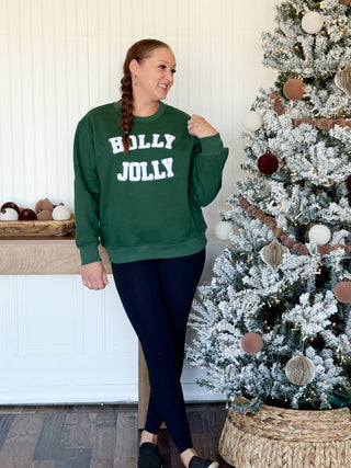 Holly Jolly Christmas Textured Sweater