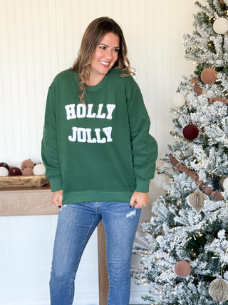 Holly Jolly Christmas Textured Sweater