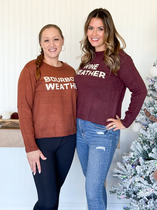 Bourbon Weather Sweater, Rust