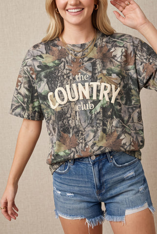 *PRE ORDER* Country Club Vintage Wood Camo Heavy Tee