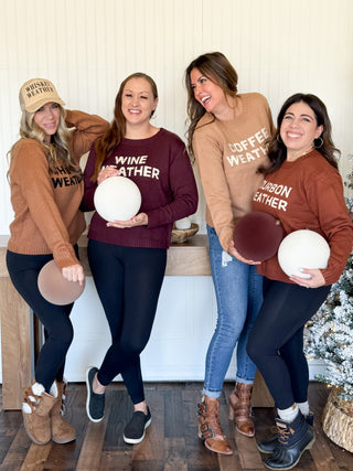 Coffee Weather Sweater, Brown