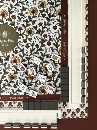 MAHJONG ROW AND CO. Autumn Saffron Mahjong Mat