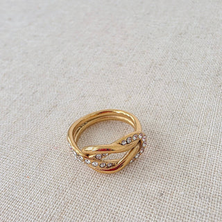 Infinity Diamond Ring - WATERPROOF-Ring-Pretty Simple