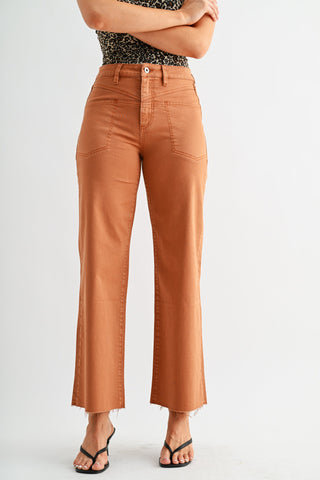MICA Sedona Wide-Leg Ankle Jeans