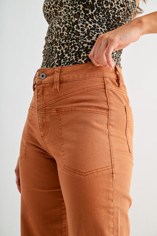 MICA Sedona Wide-Leg Ankle Jeans