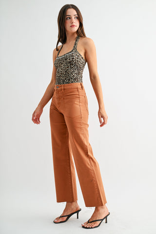 MICA Sedona Wide-Leg Ankle Jeans