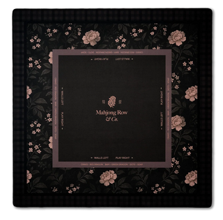 MAHJONG ROW AND CO. Mocha Bloom – Dark Mahjong Mat