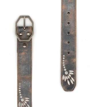 BedStu Mohawk Belt, Silver Lux **