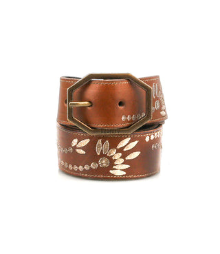 BedStu Mohawk Belt, Teak Rustic **